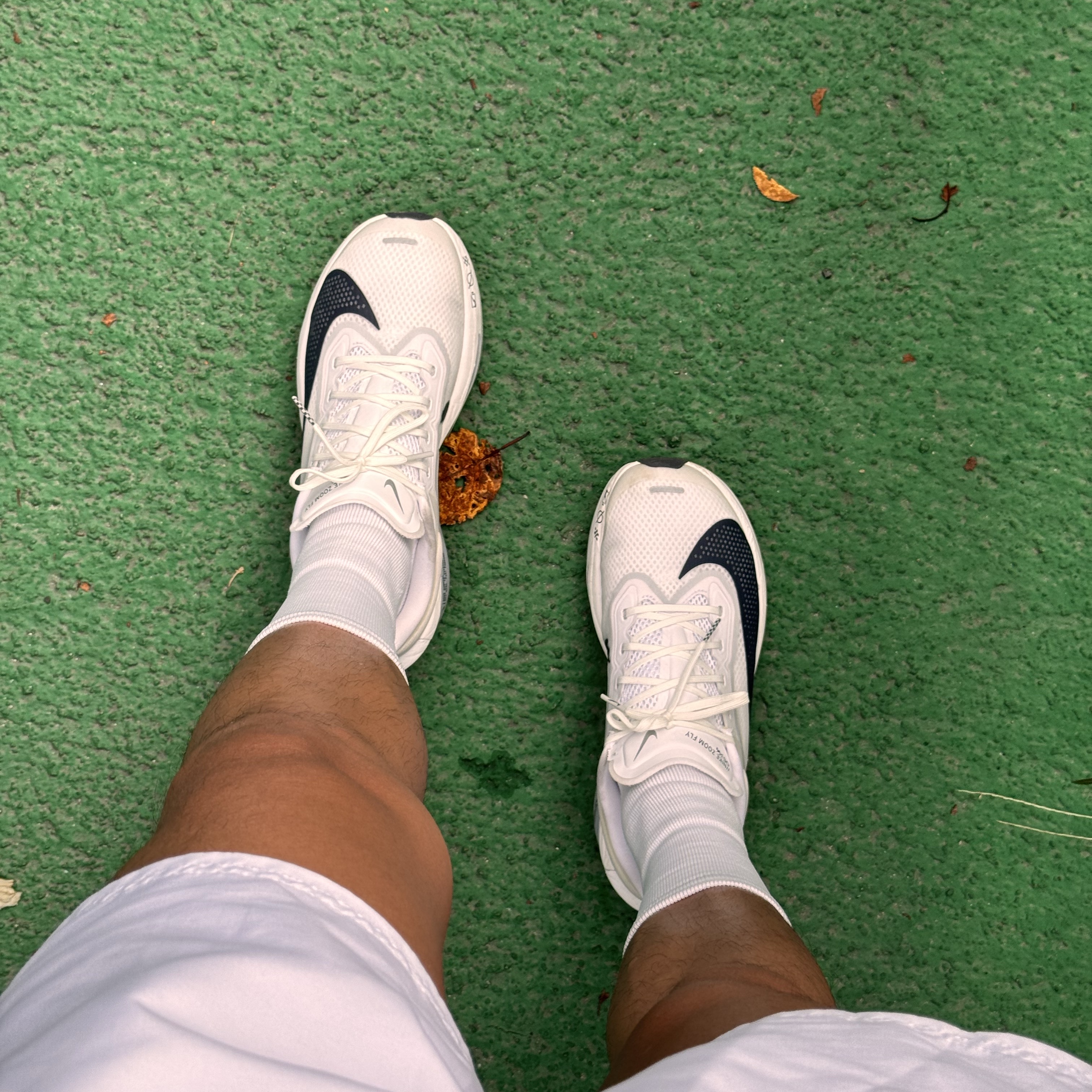 Nike Zoom Fly 6 White Pure Platinum 착용 스타일