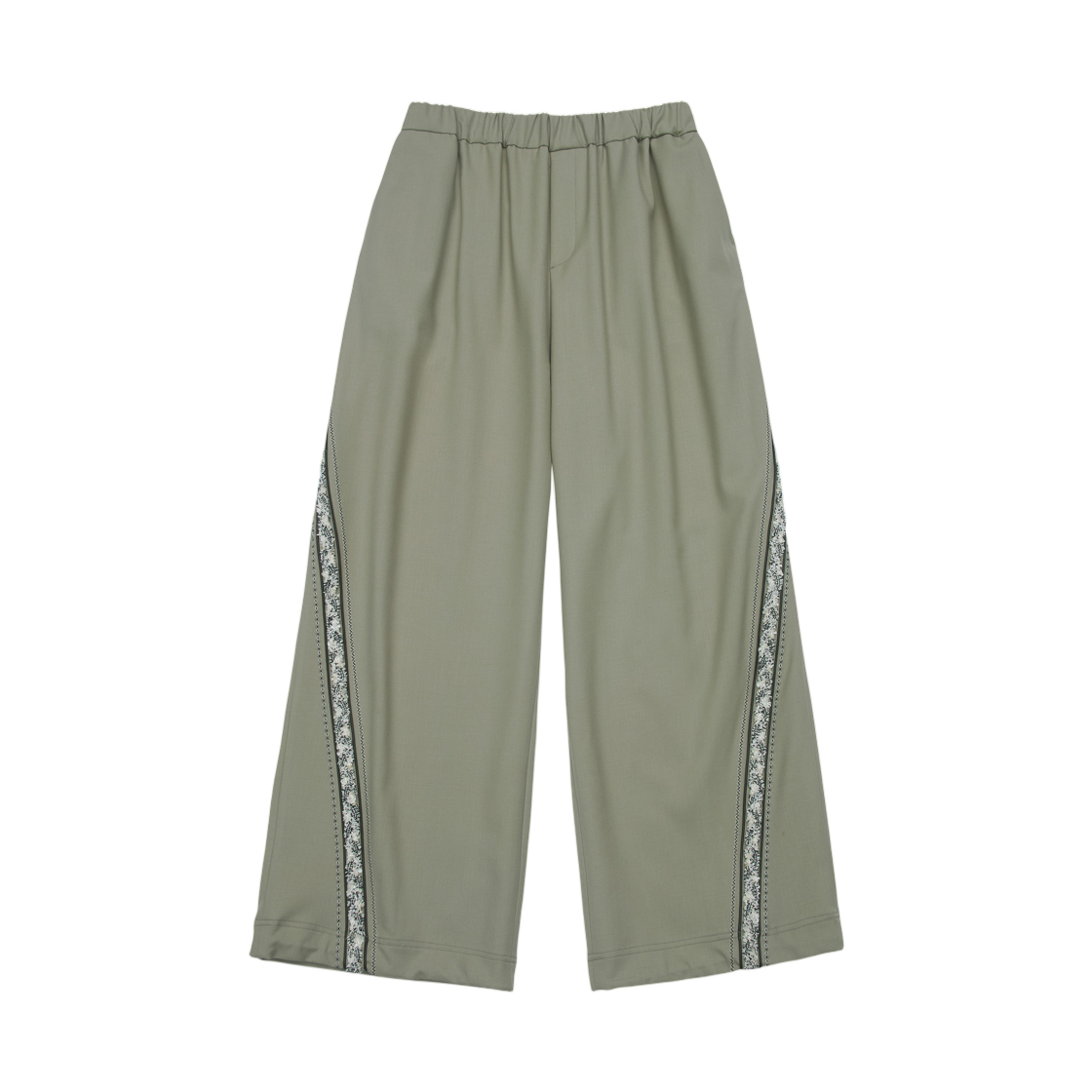 BN01SSBT0105OV Ader Error Lawn Trousers Olive