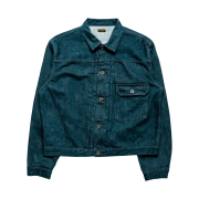 Kapital No.4 Plant Dyed Denim 1st Jacket Greenish Indigo