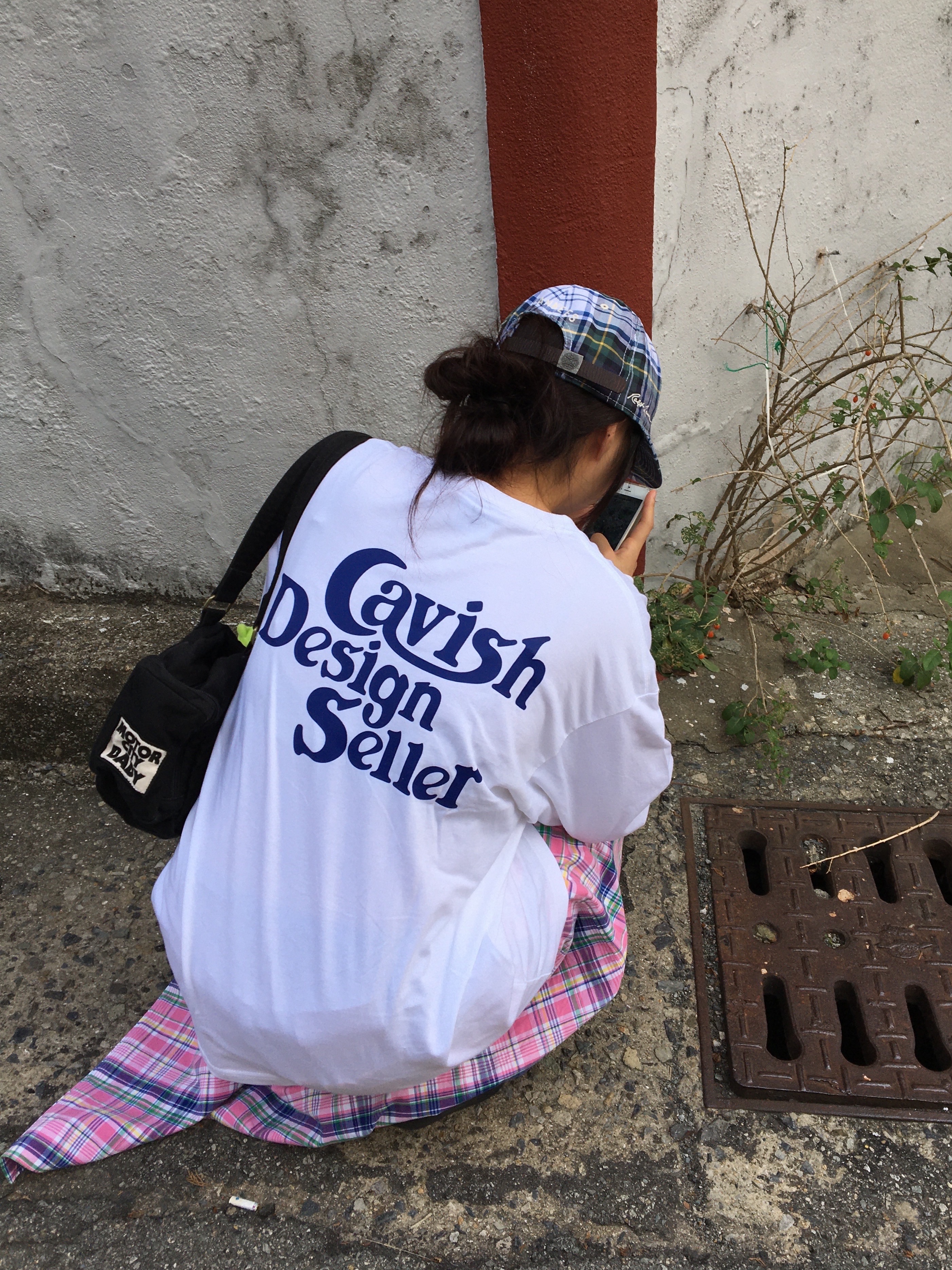 (W) Hysteric Glamour Patch Scratch Mini Boston Bag Black, Adidas Superstar Core Black White 착용 스타일 - 2