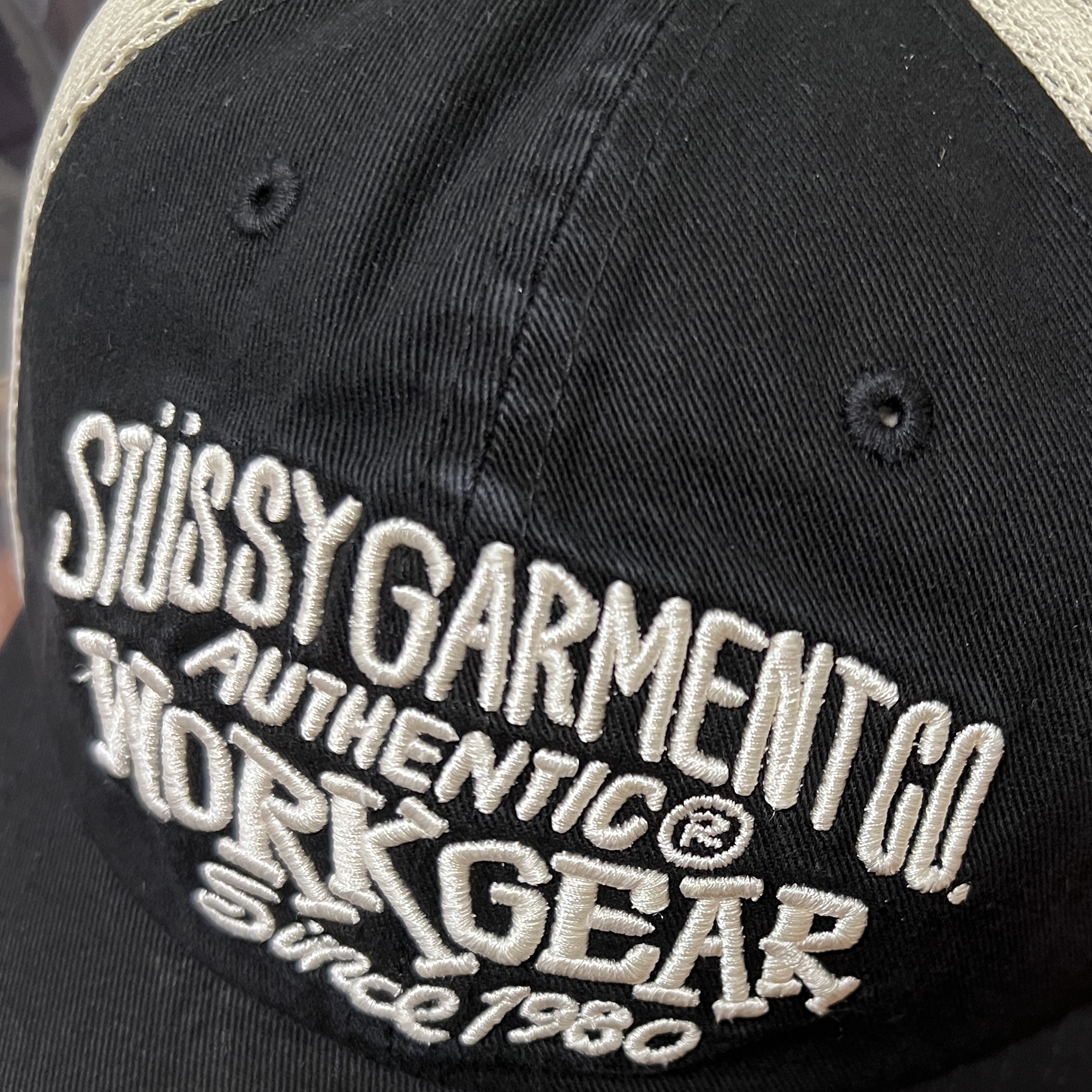 Stussy Low Profile Workgear Strapback Black 착용 스타일