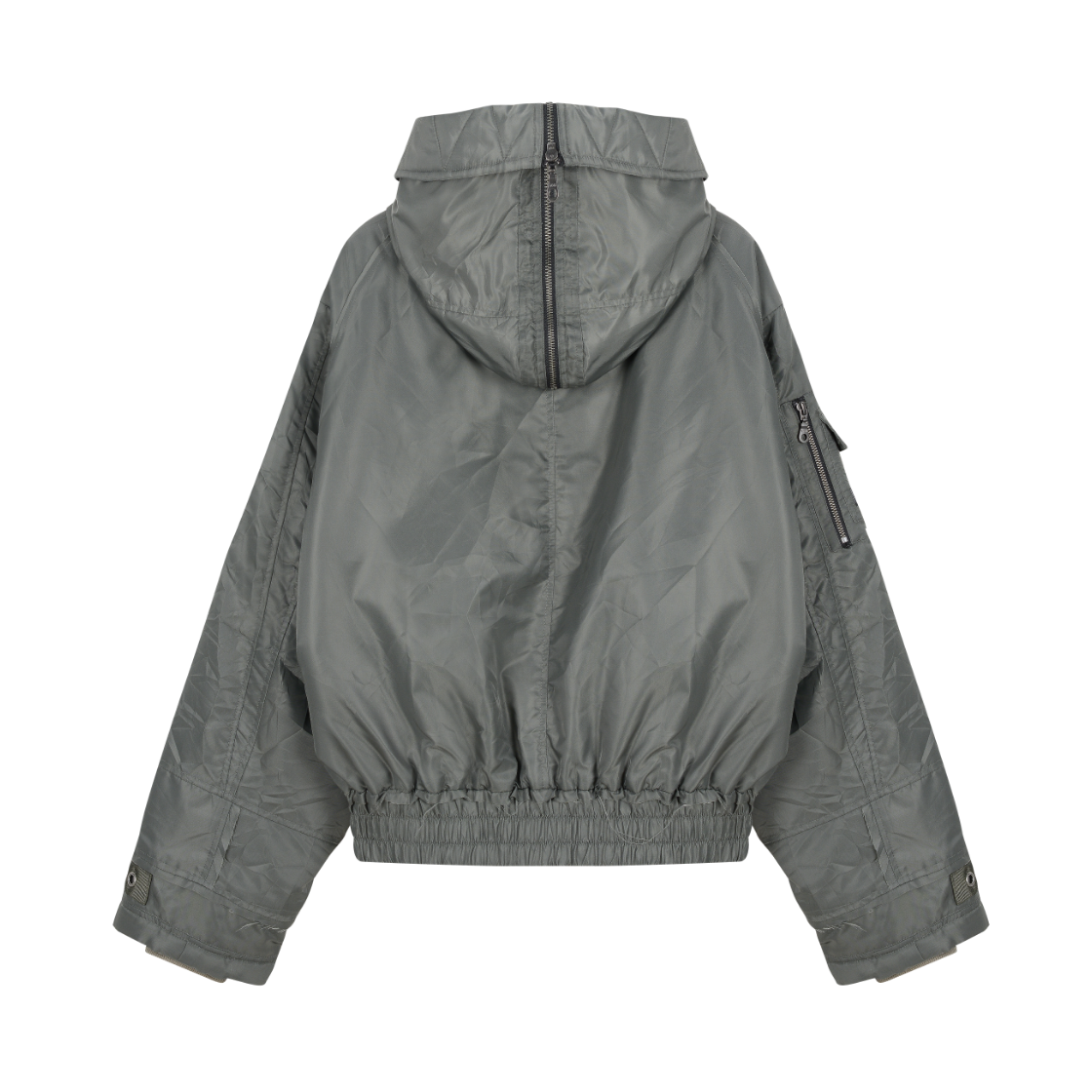 베이컨트 아카이브 여성 파페 N2B 플라이트 봄버 자켓 라이트 카키(Vacant Archive Women Pape N2B Flight Bomber Jacket Light Khaki) - 2