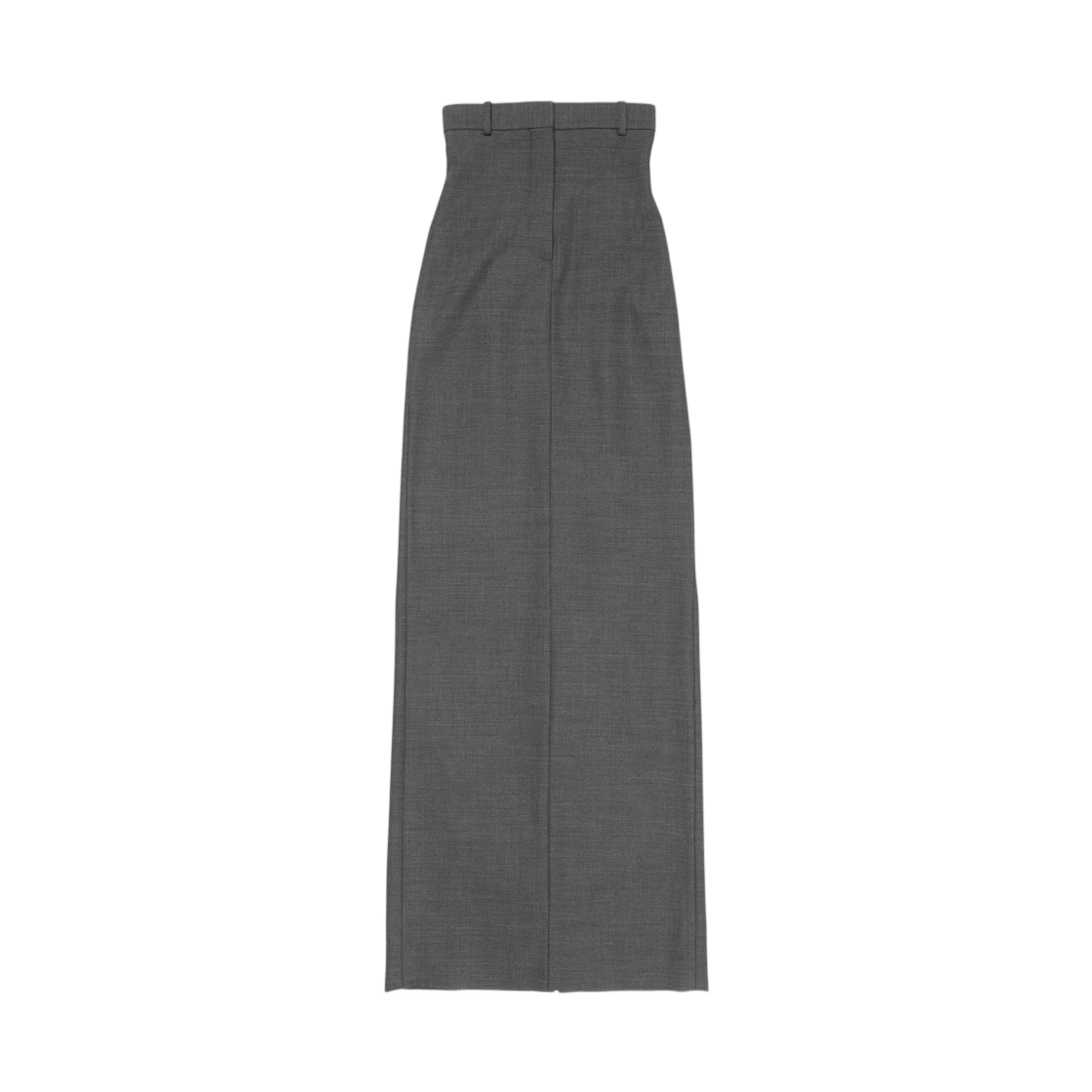 (W) 아크네 스튜디오 울 롱 스커트 다크 그레이 멜란지((W) Acne Studios Wool Long Skirt Dark Grey Melange) - 1