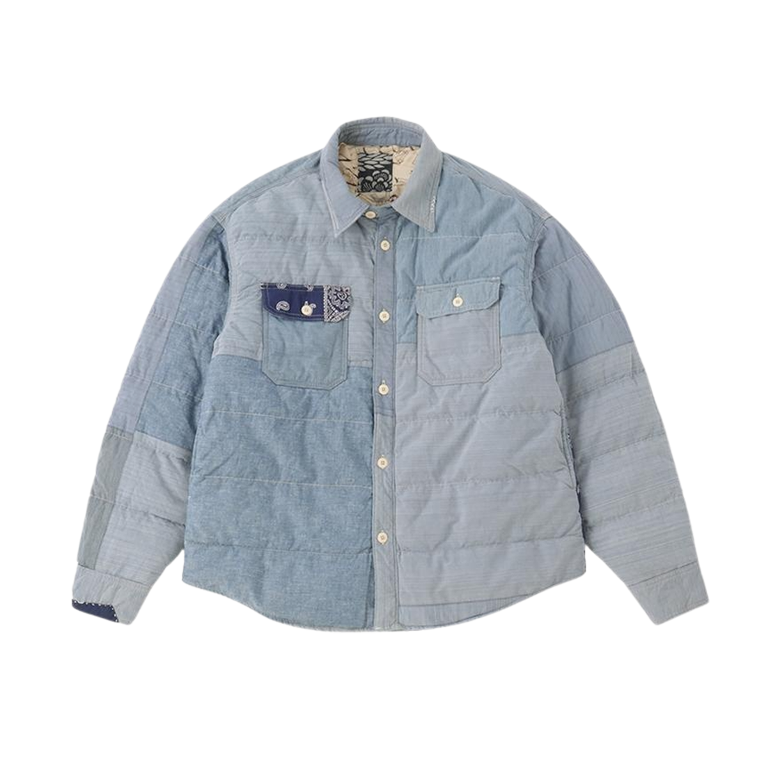 비즈빔 헬리온 다운 자켓 P.W. 인디고(Visvim Hellion Down Jacket P.W. Indigo)