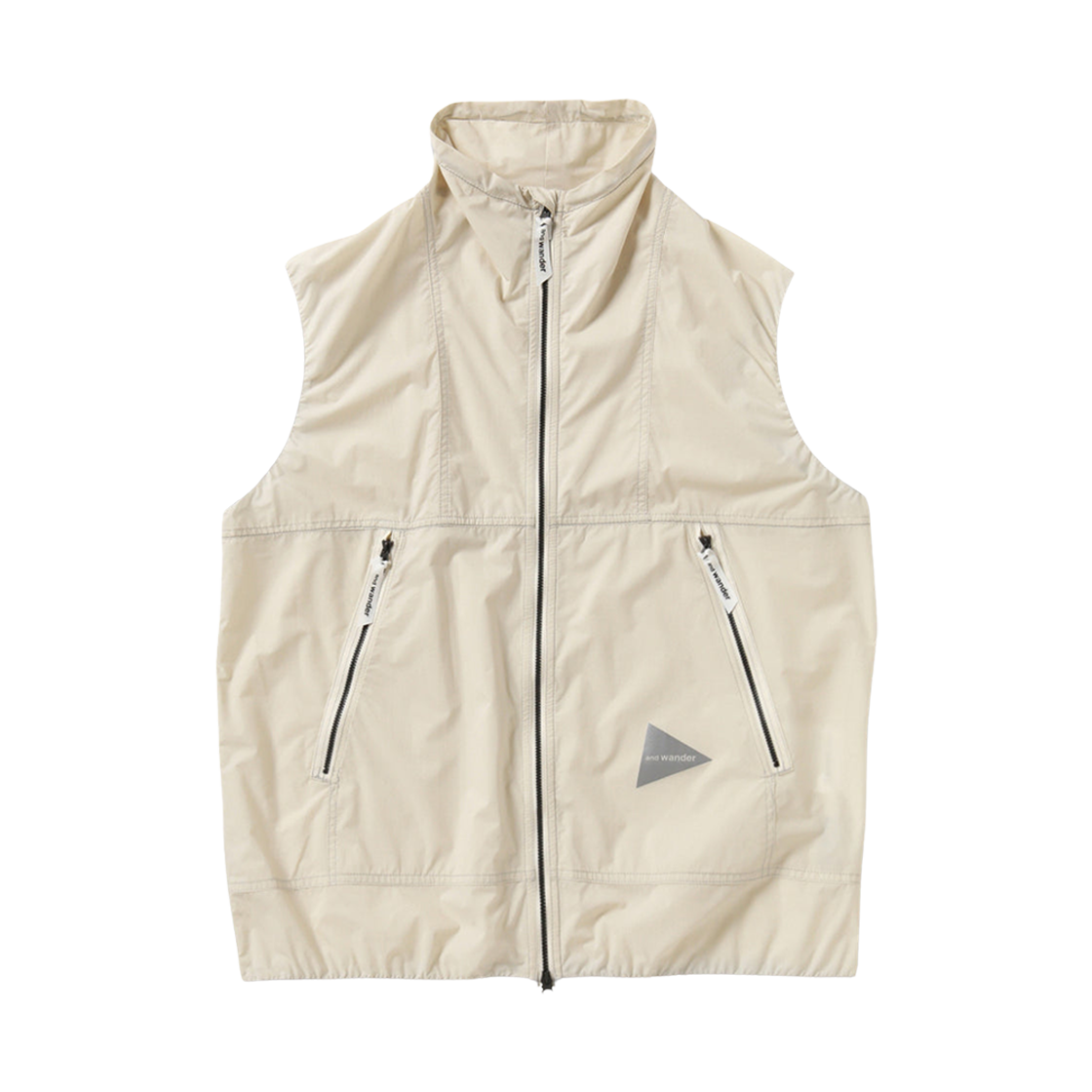 앤드 원더 퍼텍스 윈드 베스트 오프 화이트(And Wander Pertex Wind Vest Off White)