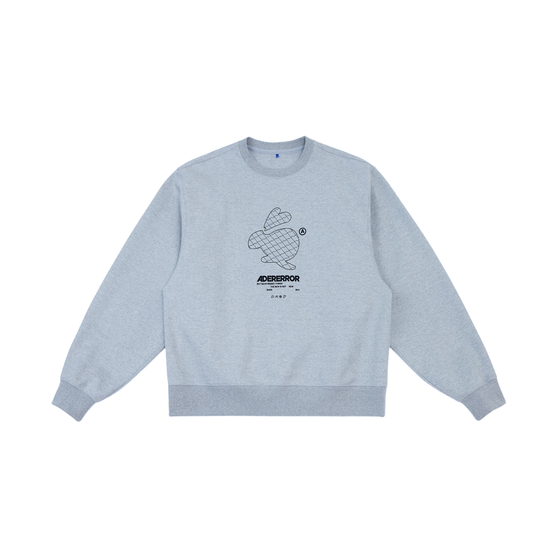 (W) 아더에러 트위니 로고 스웨트셔츠 그레이((W) Ader Error Twinny Logo Sweatshirt Grey) - 1