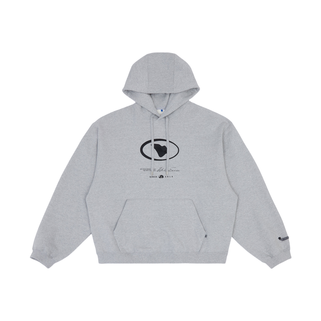 (W) 아더에러 에틱 로고 후드 그레이((W) Ader Error Etik Logo Hoodie Grey) - 1