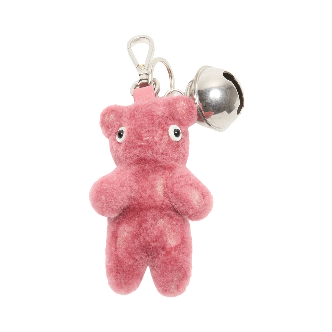 C80236-ACR Acne Studios Teddy Bear Keyring Berry Pink