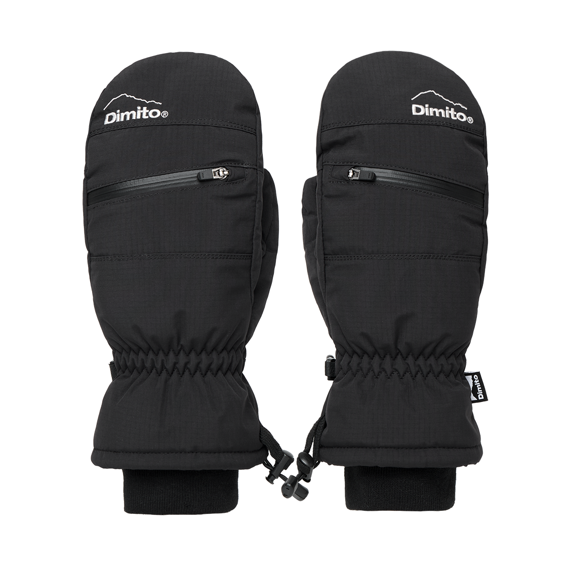 디미토 블락 벤트 미튼 블랙