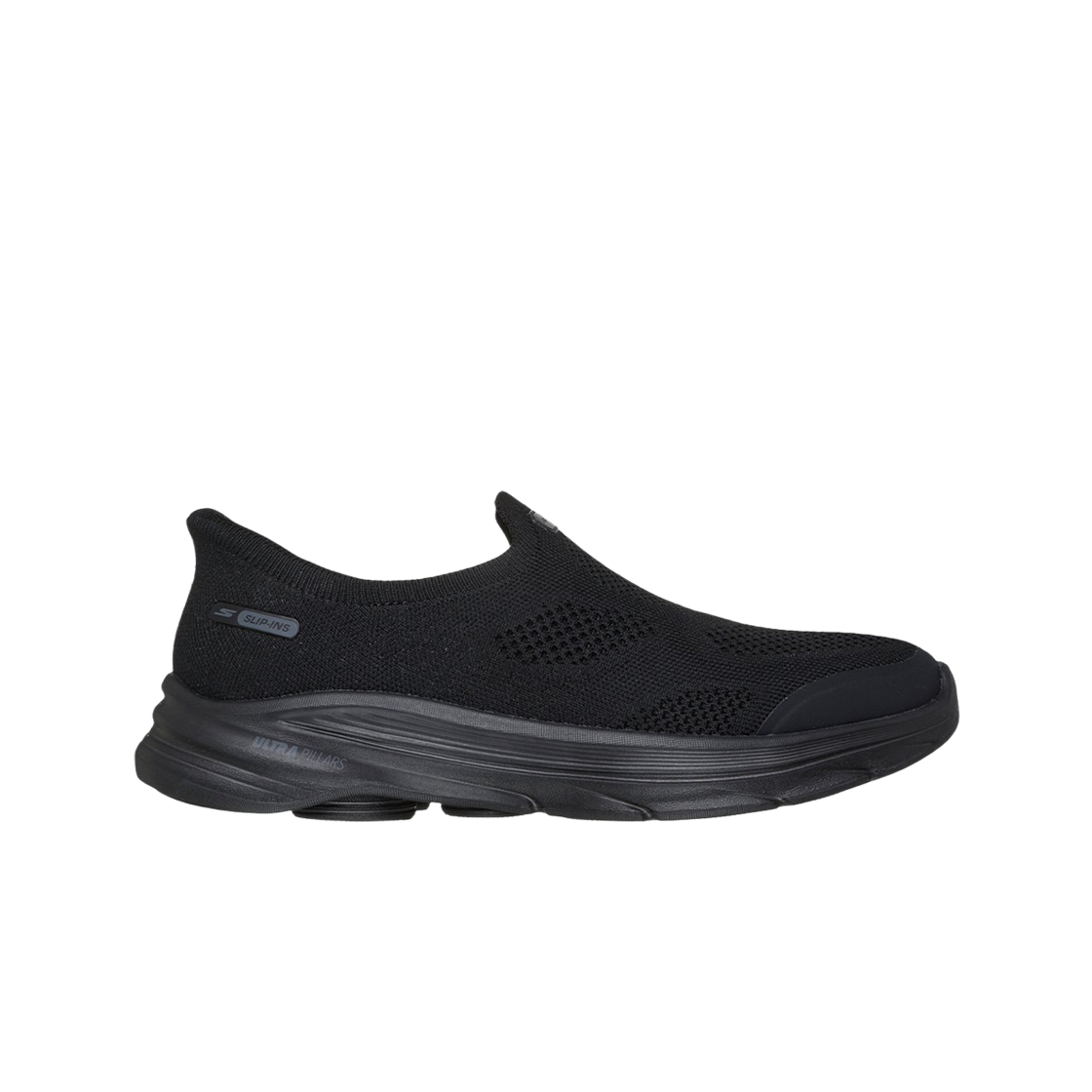 (W) 스케쳐서 슬립인스 고 워크 8 노바 블랙((W) Skechers Slip-Ins Go Walk 8 Nova Black)