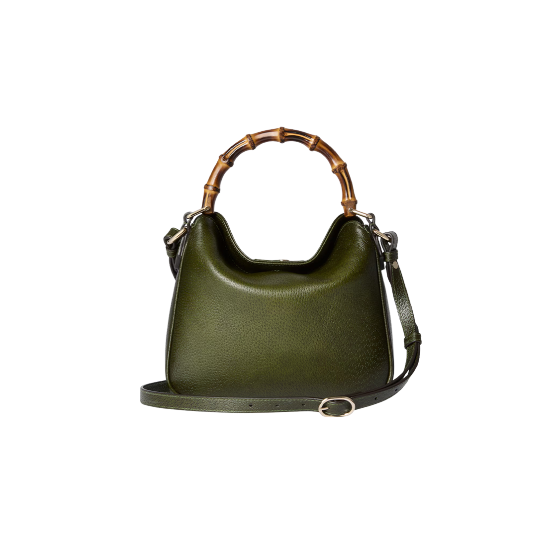 구찌 다이애나 스몰 숄더백 그라디언트 그린 레더 브라운(Gucci Diana Small Shoulder Bag Gradient Green Leather Brown) - 2