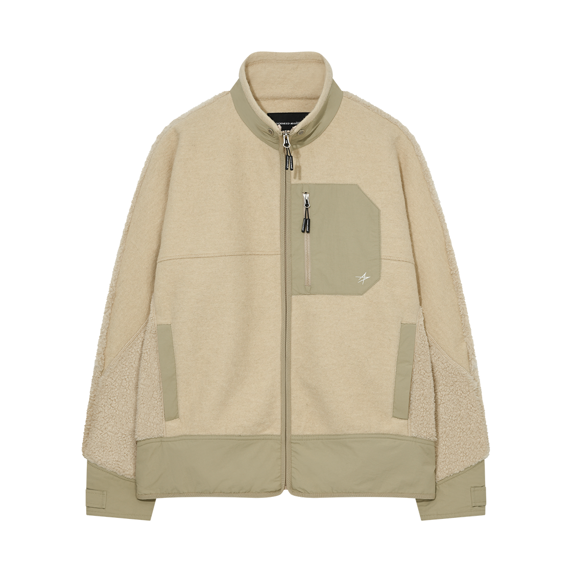 L35UJJ041IVY LOCKHEED MARTIN Boa Patch Full Zip-Up Ivory