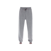 Thom Browne Cashmere Stripe Sweatpants Light Grey