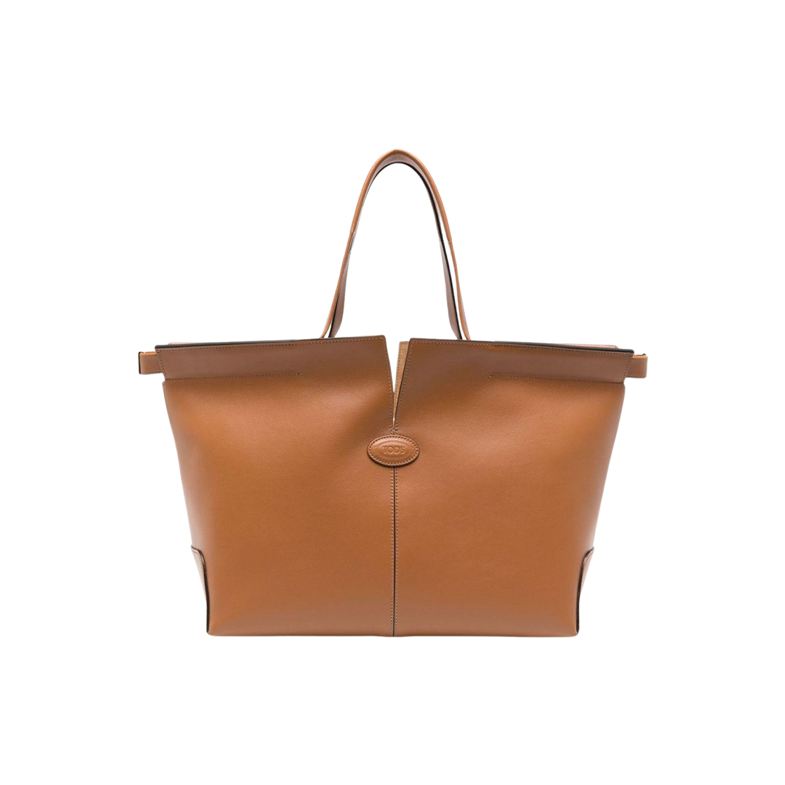 토즈 레더 미디움 스몰 디아이 백 폴리오 브라운(Tod's Leather Medium Small Di Bag Folio Brown)