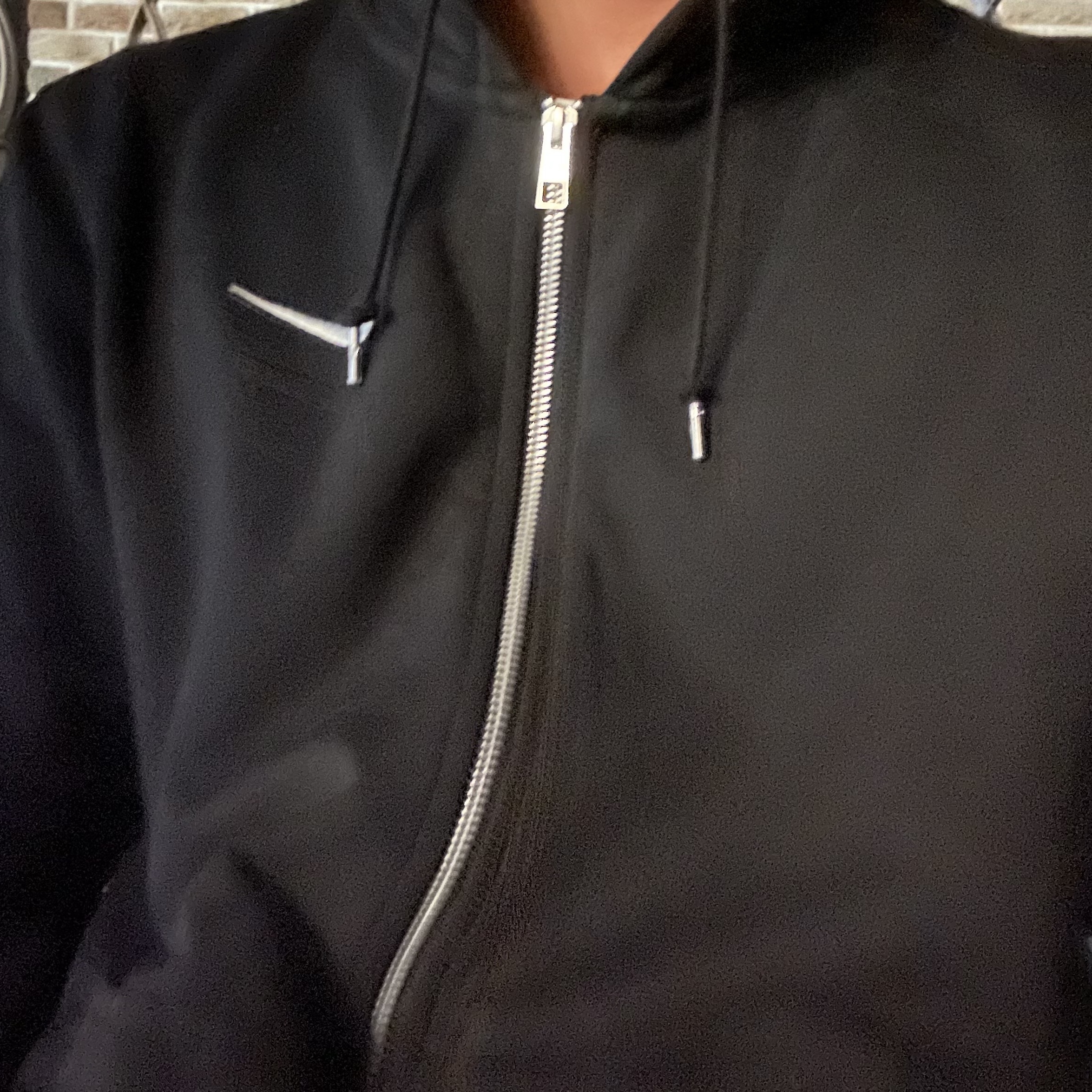 Nike NSW Classic Full Zip Hoodie Black - Asia 착용 스타일