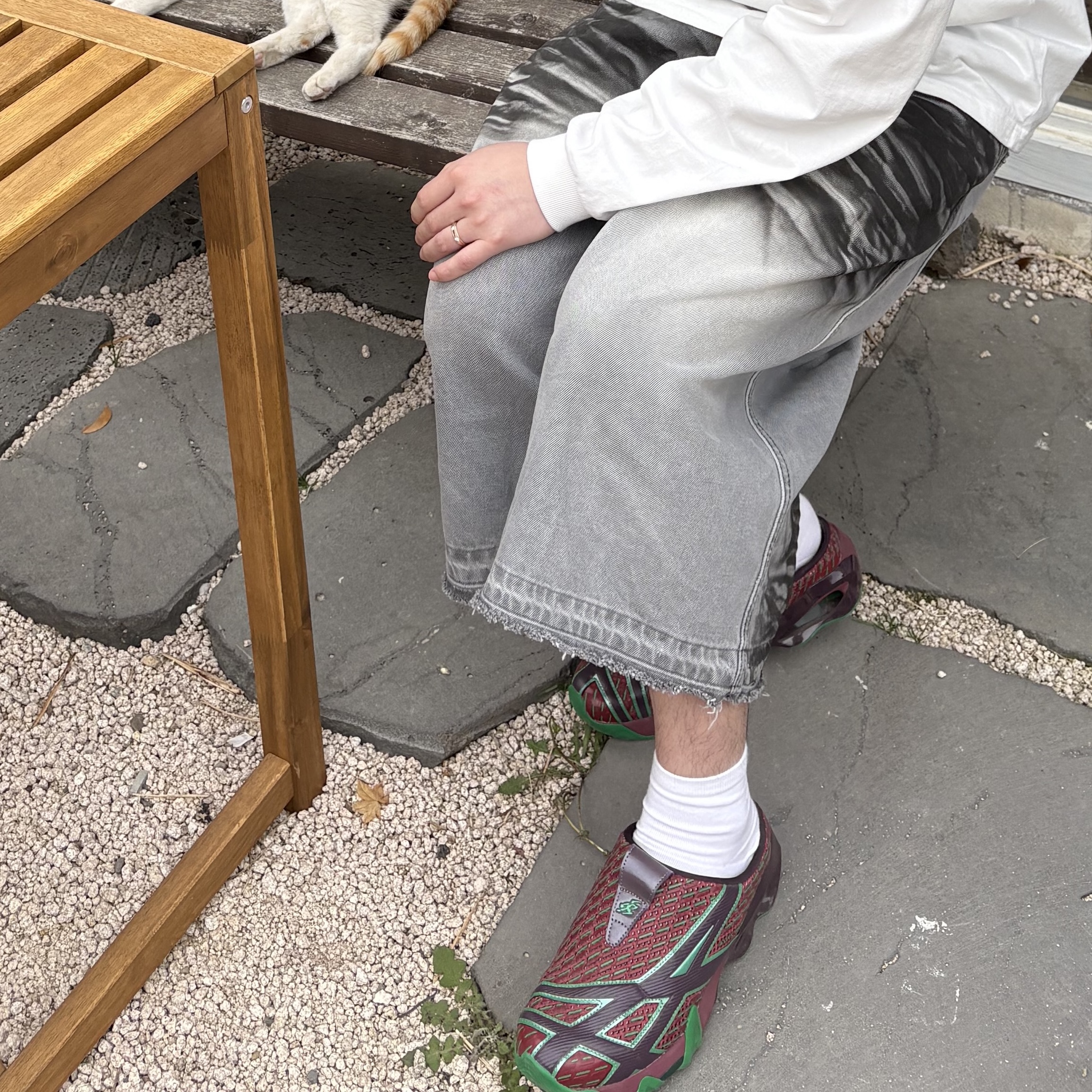 Asics x Kiko Kostadinov Novalis Gel-Styrax Dahlia Bright Green 착용 스타일 - 1