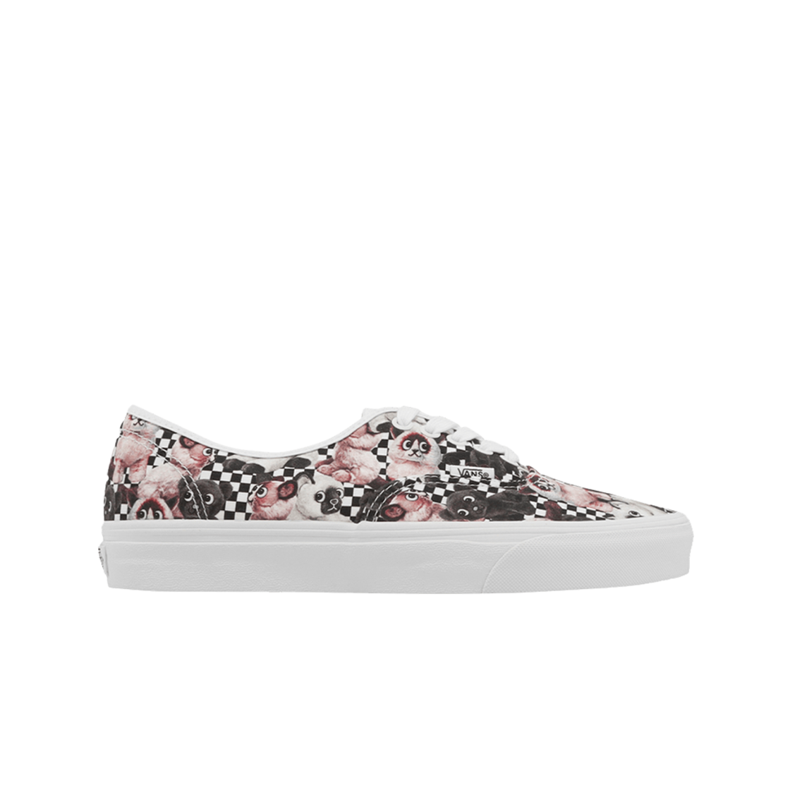 VN0A5KS9QIY Vans Authentic Animal Checkerboard Asphalt Marshmallow