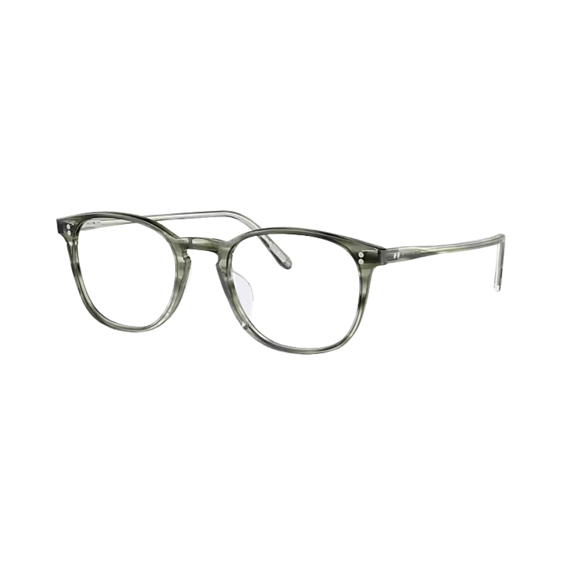 올리버 피플스 핀리 빈티지 362 혼 클리어 렌즈(Oliver Peoples Finley Vintage 362 Horn Clear Lenses)