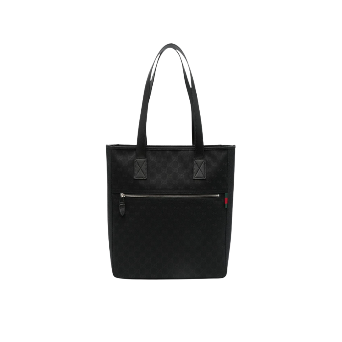 구찌 GG 캔버스 미디움 토트백 블랙 GG 캔버스(Gucci GG Canvas Medium Tote Bag Black GG Canvas) - 1