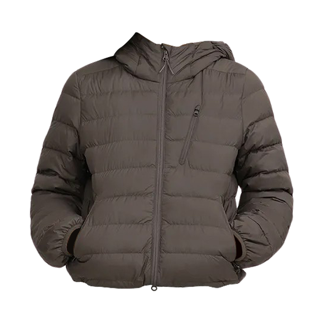 (W) 무신사 스탠다드 시티 레저 후디드 라이트 다운 재킷 모카 브라운((W) Musinsa Standard City Leisure Hooded Light Down Jacket Mocha Brown)