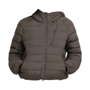(W) Musinsa Standard City Leisure Hooded Light Down Jacket Mocha Brown