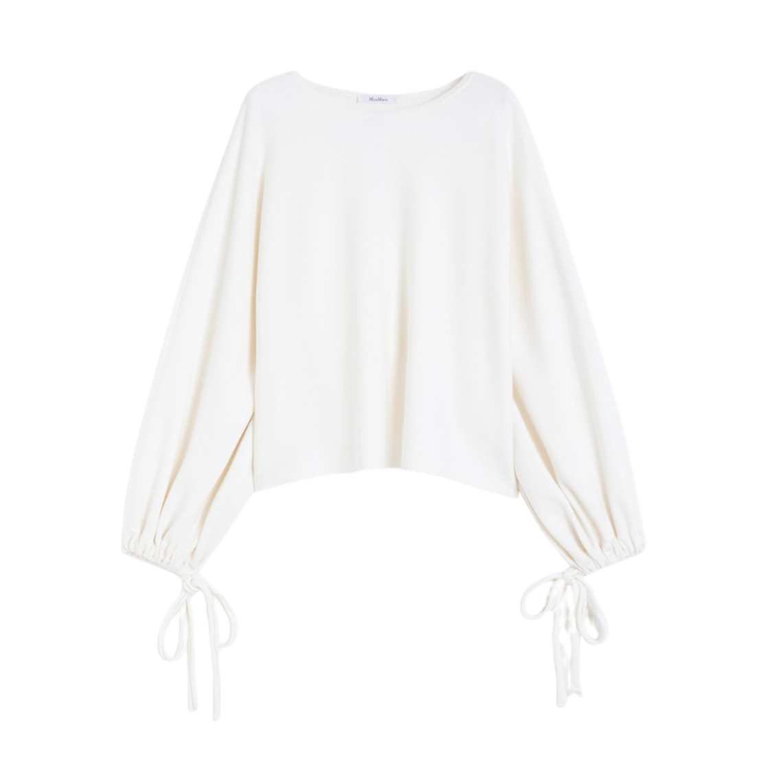 FRAIS-001 (W) Max Mara Frais Virgin Wool Sweater White