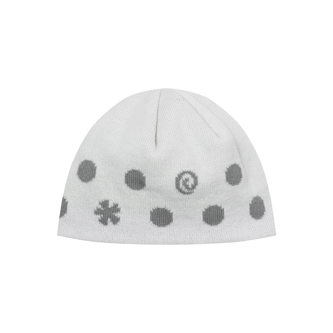 BH25FW-WIVY7F BAUF B Dot Beanie Ivory
