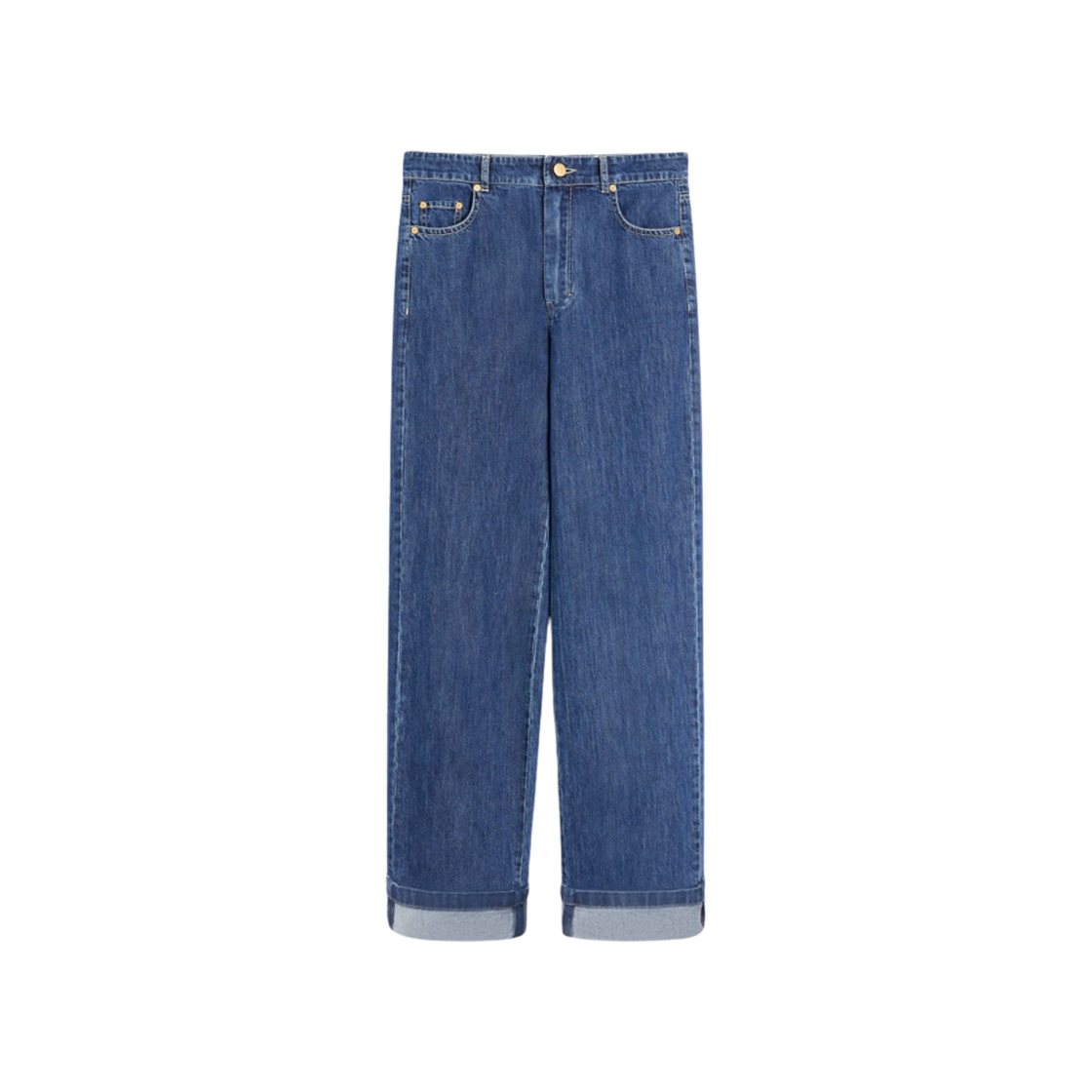 ELES-002 (W) S Max Mara Eles Denim Jeans Ultramarine