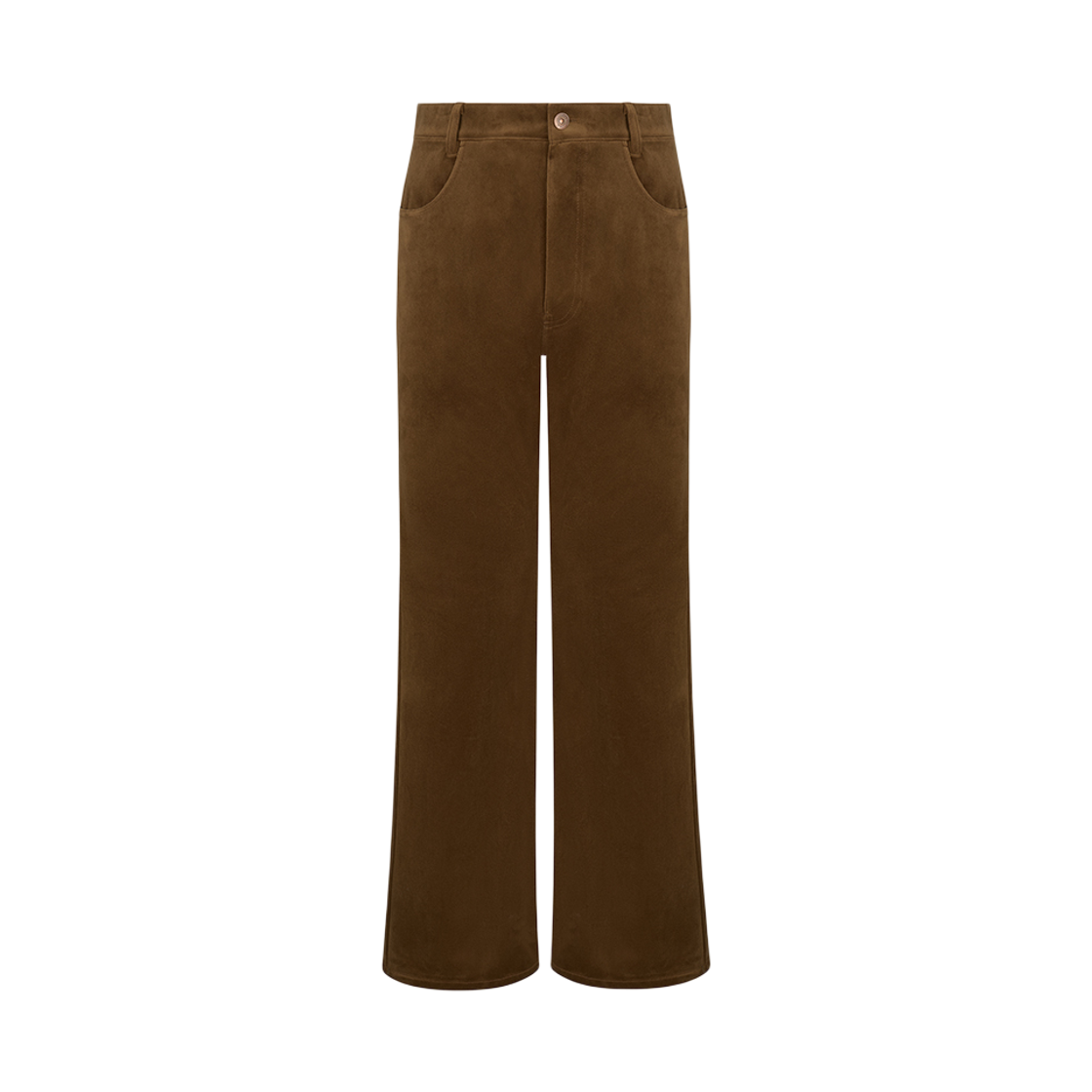 NMA5WWP94CM Noice Velvet Flared Pants Camel