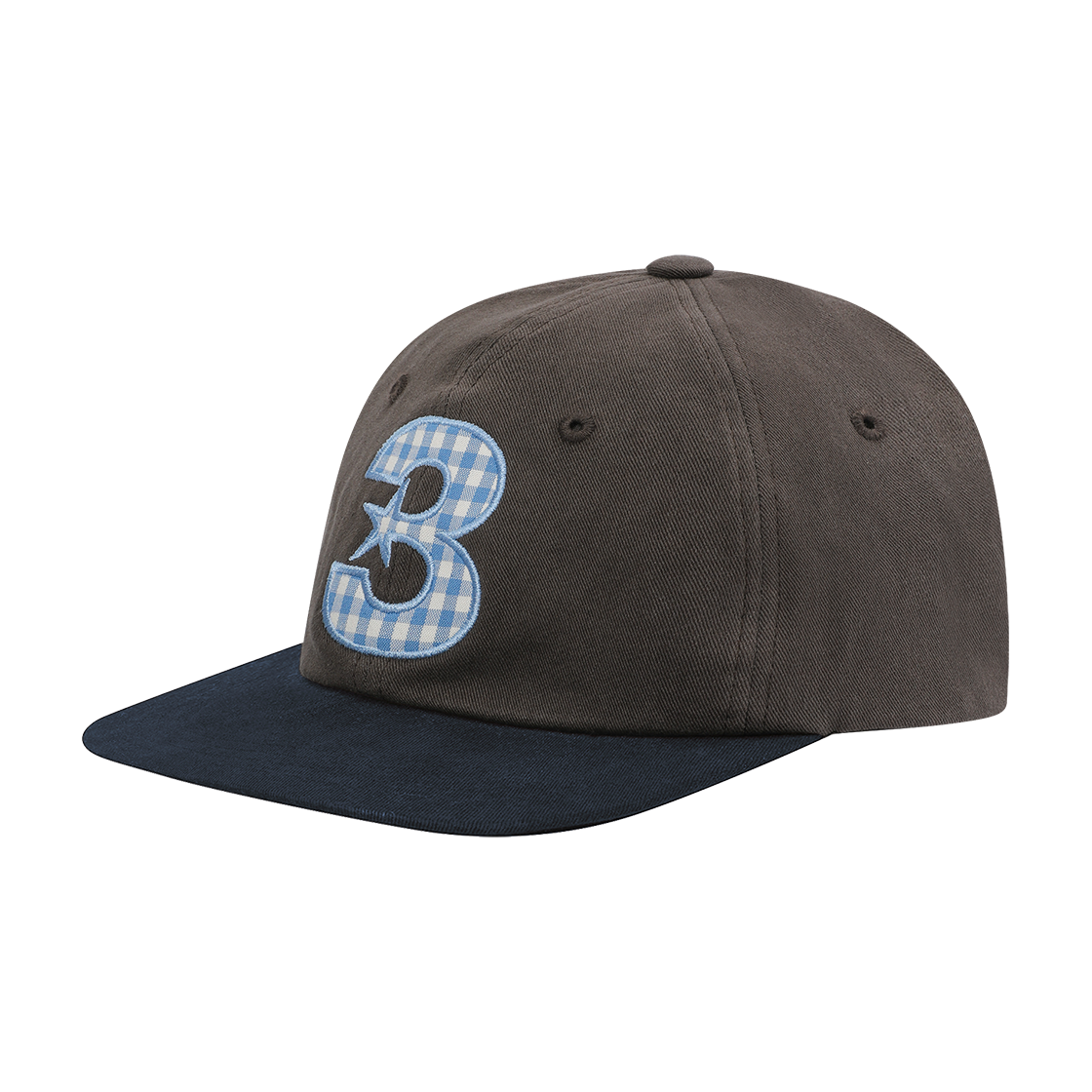 BH25FW-WBRN3F BAUF 3 Logo Cap Brown