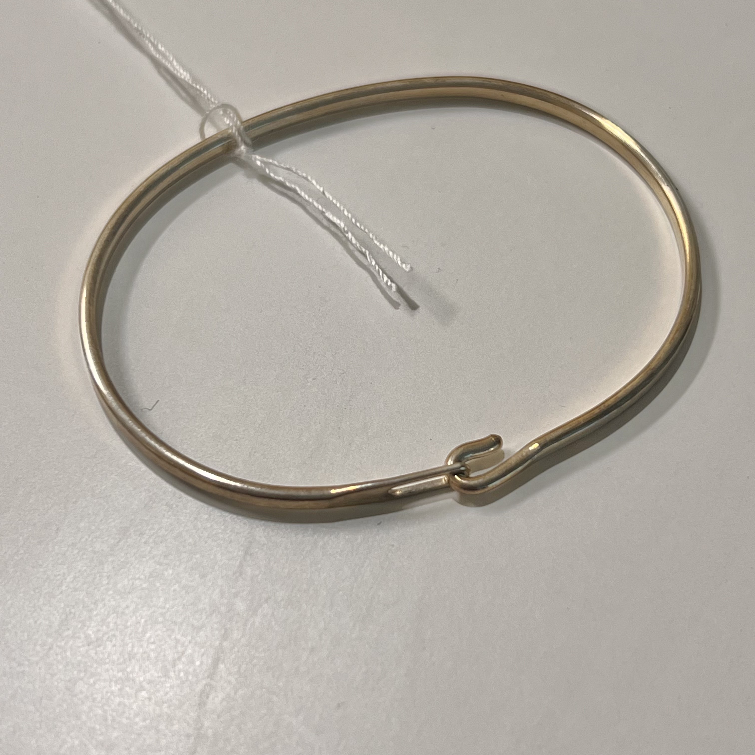 Werkstatt:Munchen Bangle Hook Plain Sterling Silver - 25SS 착용 스타일