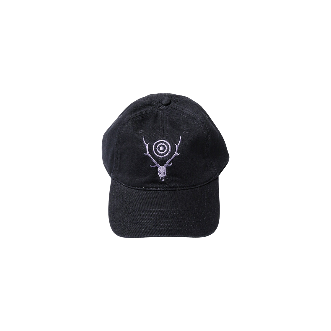PU426 South2 West8 S&T Emb. Strap Back Cap Black