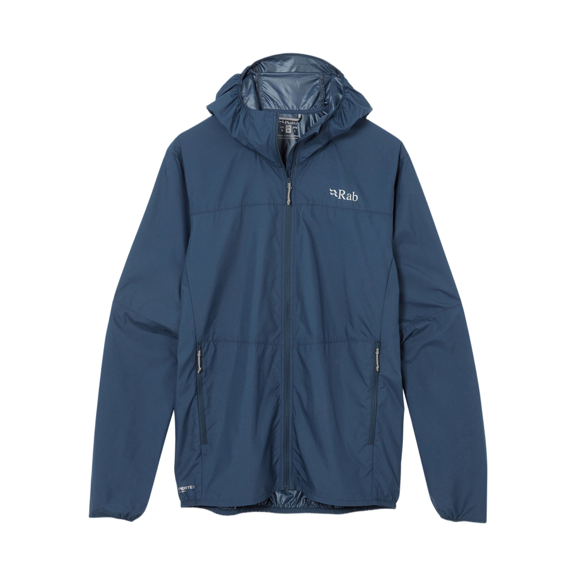 QWS-84 Rab Windgather Hooded Jacket Tempest Blue