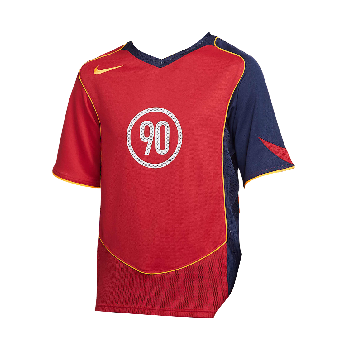 나이키 토탈 90 드라이핏 사커 저지 짐 레드 미드나잇 네이비 - 아시아(Nike Total 90 Dri-Fit Soccer Jersey Gym Red Midnight Navy - Asia) - 1