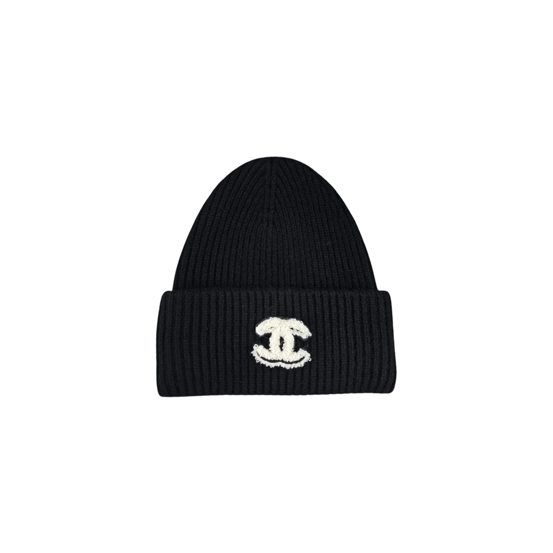 샤넬 캐시미어 비니 블랙 에크루(Chanel Cashmere Beanie Black Ecru)