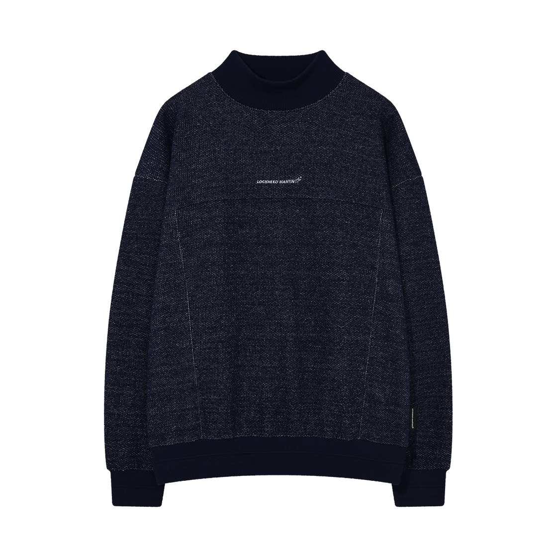 L35UTL021NAV LOCKHEED MARTIN LM Small Logo Half-Neck Knitted Ts Navy