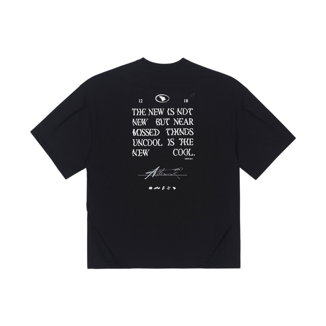 아더에러 타톰 로고 티셔츠 느와르(Ader Error Tatom Logo T-Shirt Noir) - 2