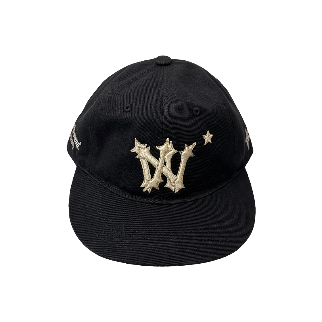 아오이로 6 패널 히카리 A/N 피티드 캡 블랙(Aoiro 6-Panel Hikari A/N Fitted Cap Black)