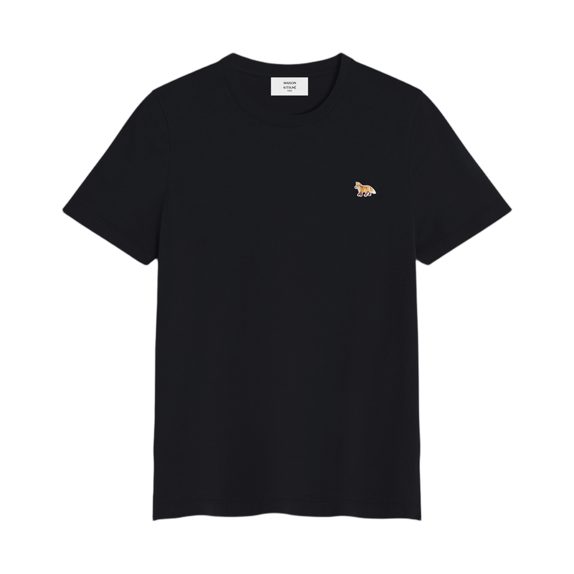PW00115KJ7026-P199 (W) Maison Kitsune Baby Fox Regular T-Shirt Black