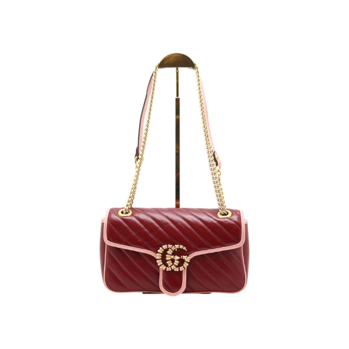 IT7UO63QA7KL Gucci Matelassé Small Shoulder Bag 443497