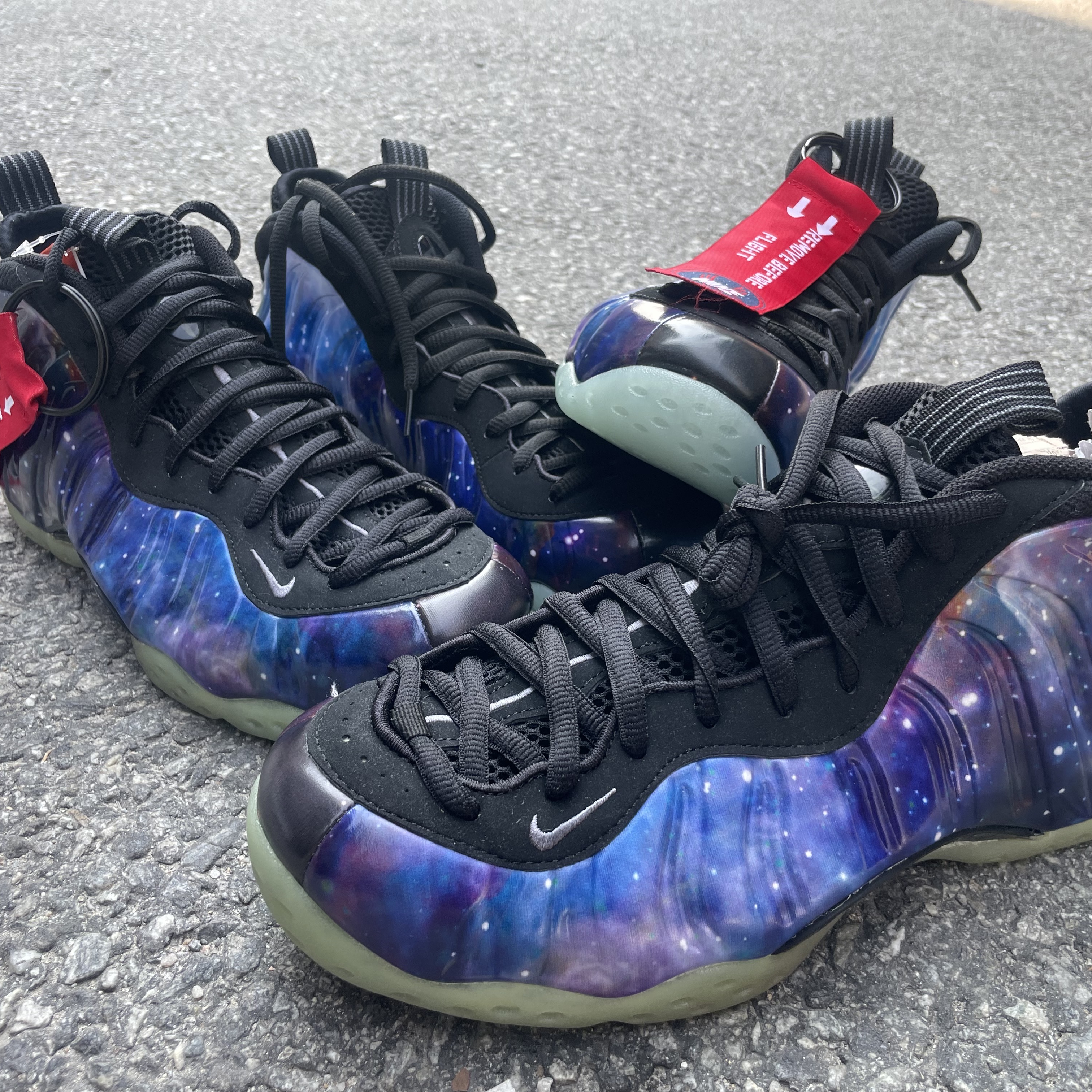 Nike Air Foamposite One Galaxy 착용 스타일 - 4