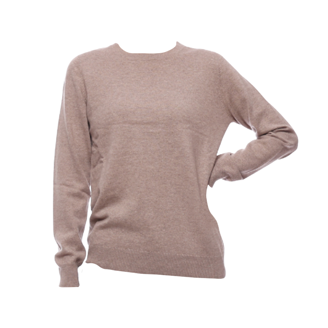 M12144400-C9609 (W) Brunello Cucinelli Monili Detail Cahsmere Knit Beige