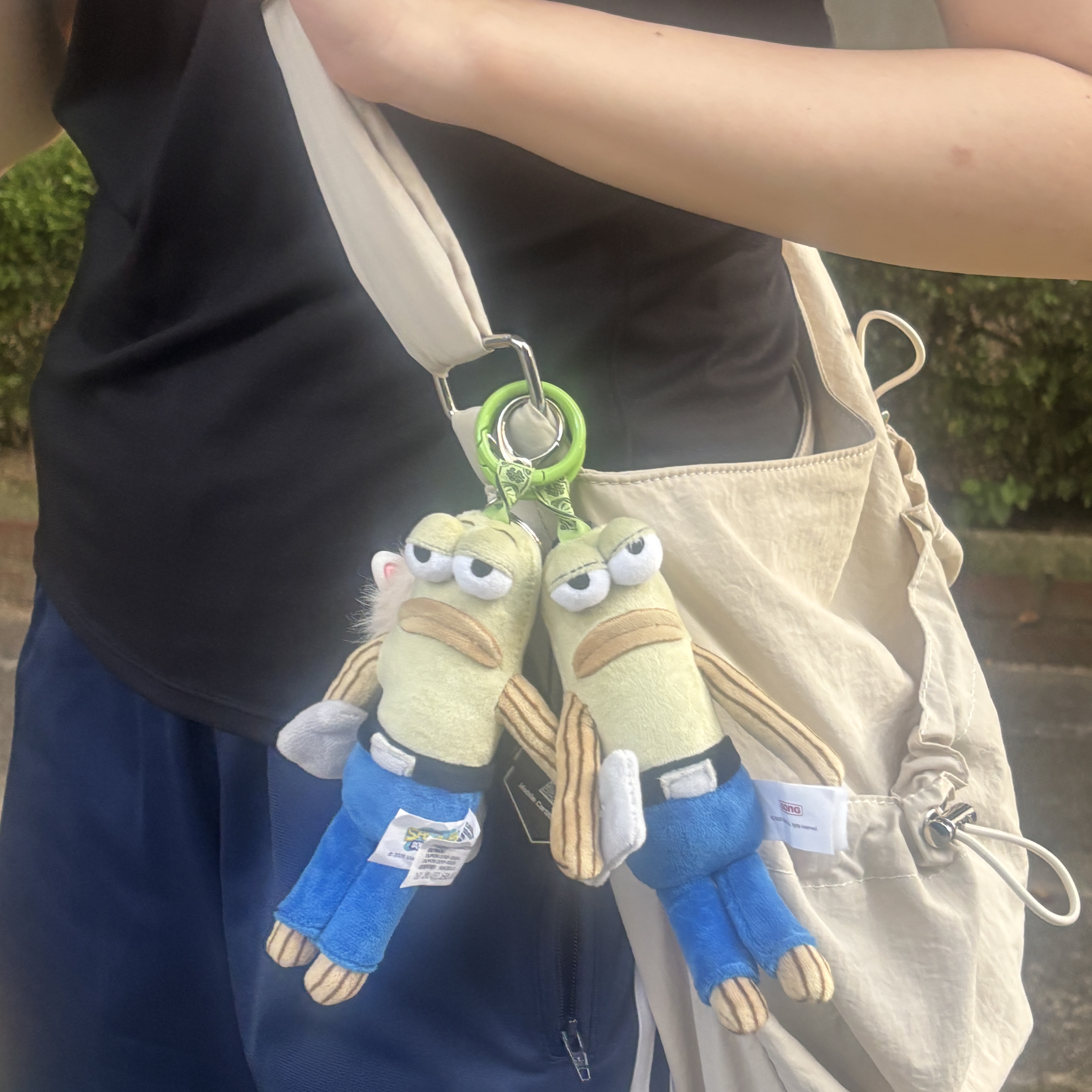 Pop Mart Bikini Bottom Buddies Whimsical Plush Working Fish (Opened Case), Pop Mart Bikini Bottom Buddies Whimsical Plush (1 Blind Box) 착용 스타일 - 4