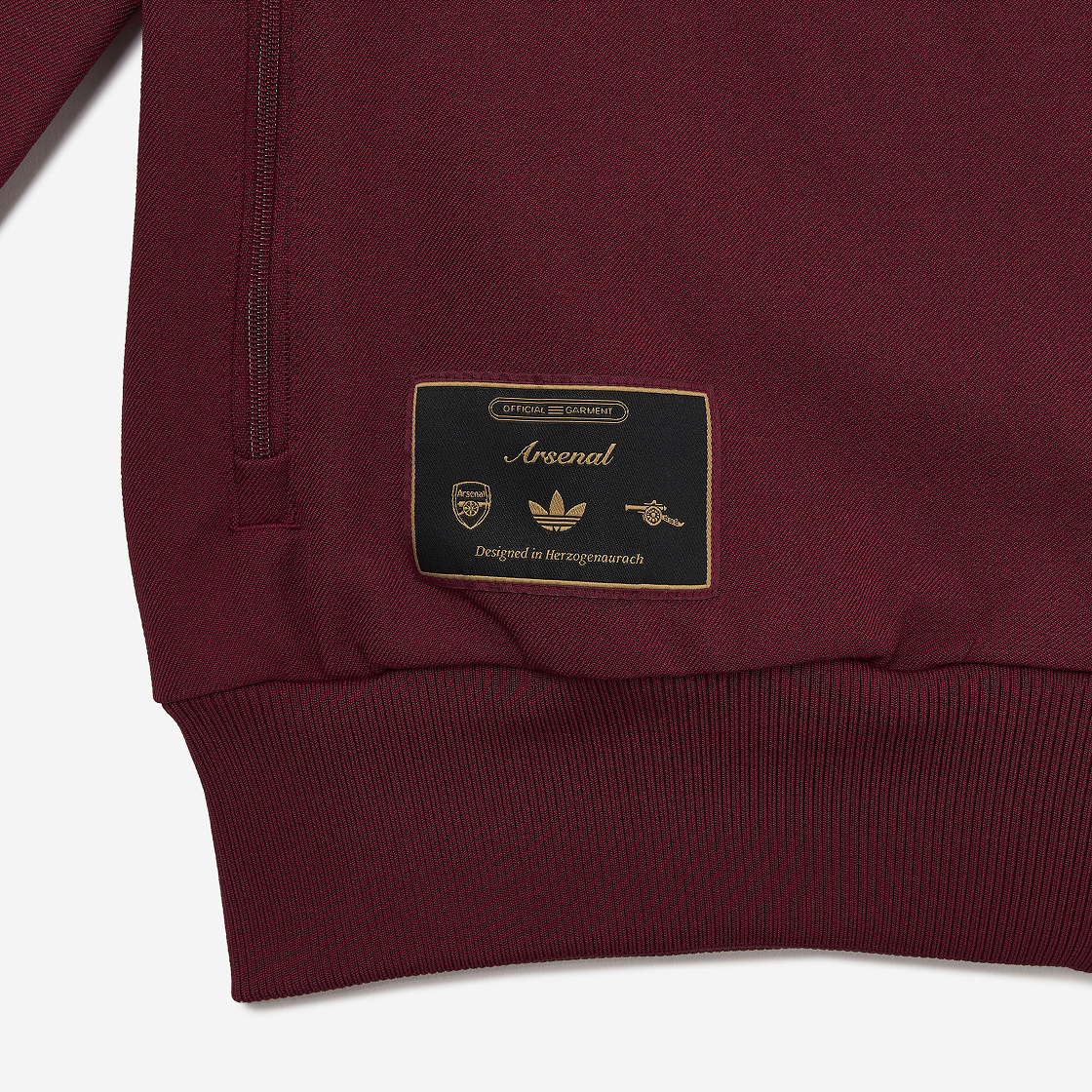 아디다스 아스널 테라스 아이콘 트랙탑 팀 콜 버건디 2 - US 사이즈(Adidas Arsenal Terrace Icon Track Top Team Coll Burgundy 2 - US Sizing) - 4