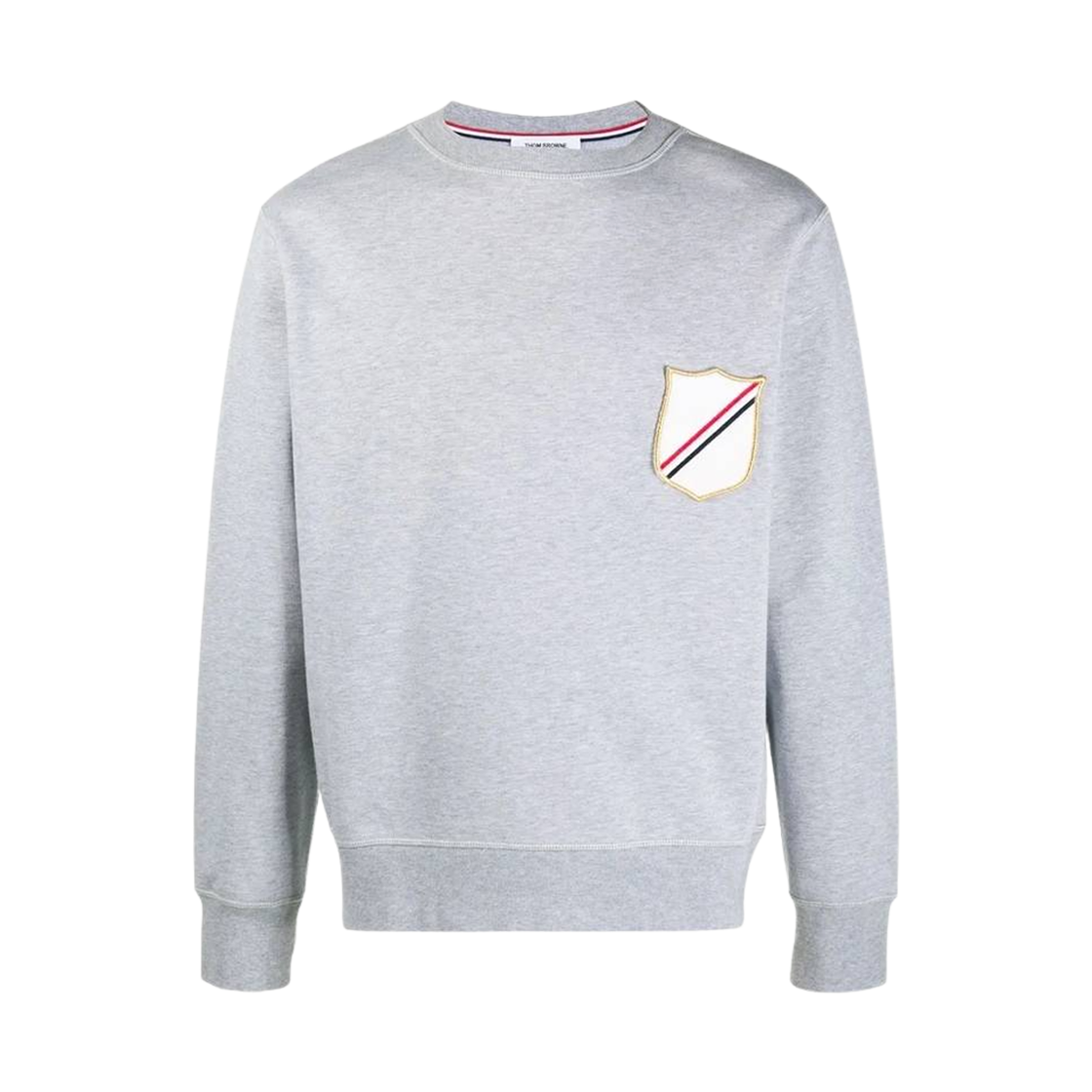 톰브라운 와펜 스웨트셔츠 파스텔 그레이(Thom Browne Wappen Sweatshirt Pastel Grey)