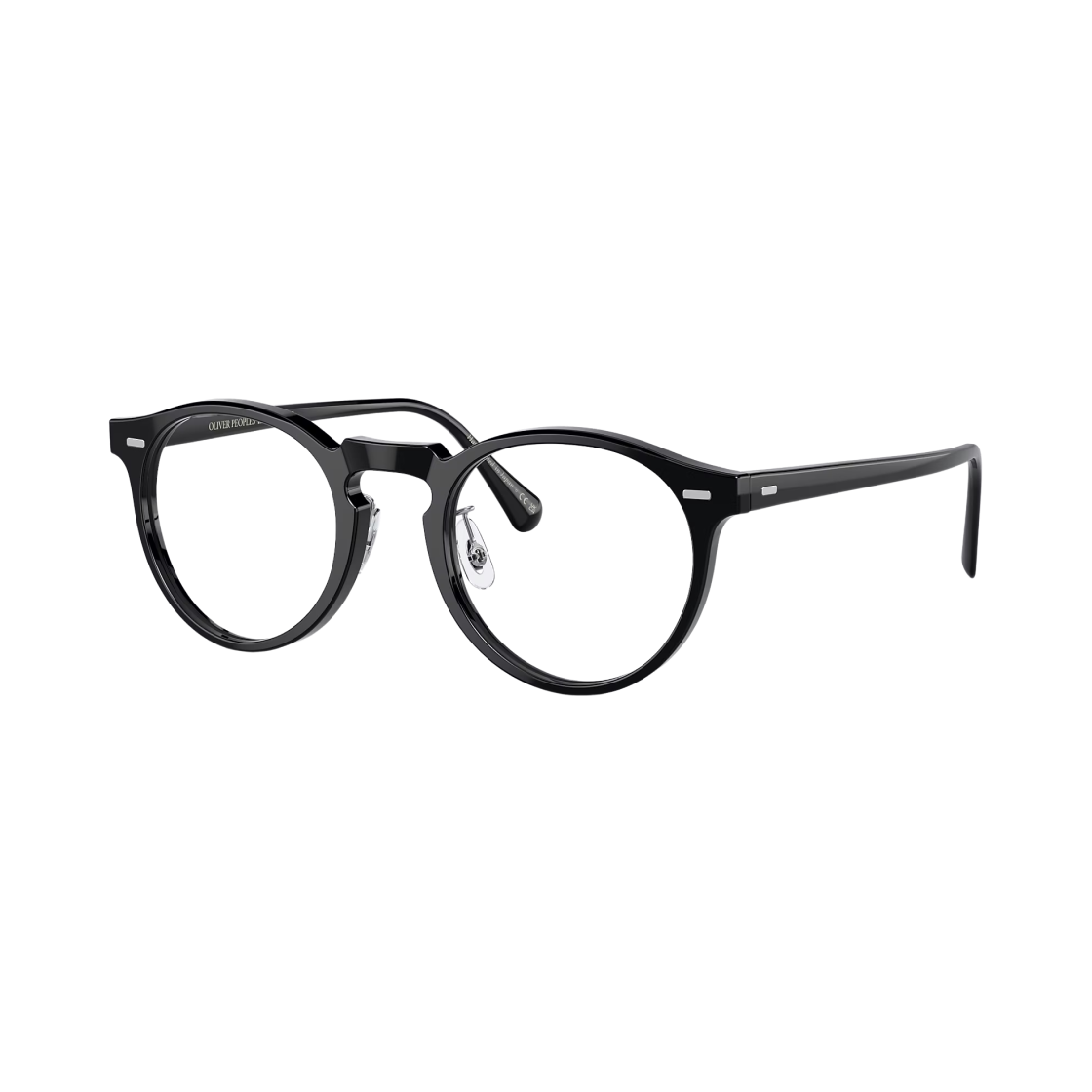 올리버 피플스 그레고리 펙-F 블랙 클리어 렌즈(Oliver Peoples Gregory Peck-F Black Clear Lenses)