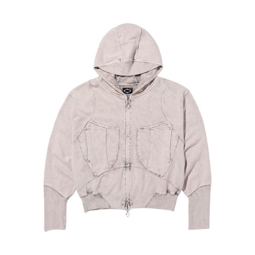 W) 미스치프 컷 오프 후드 워시드 핑크 브라운 | Mischief | KREAM