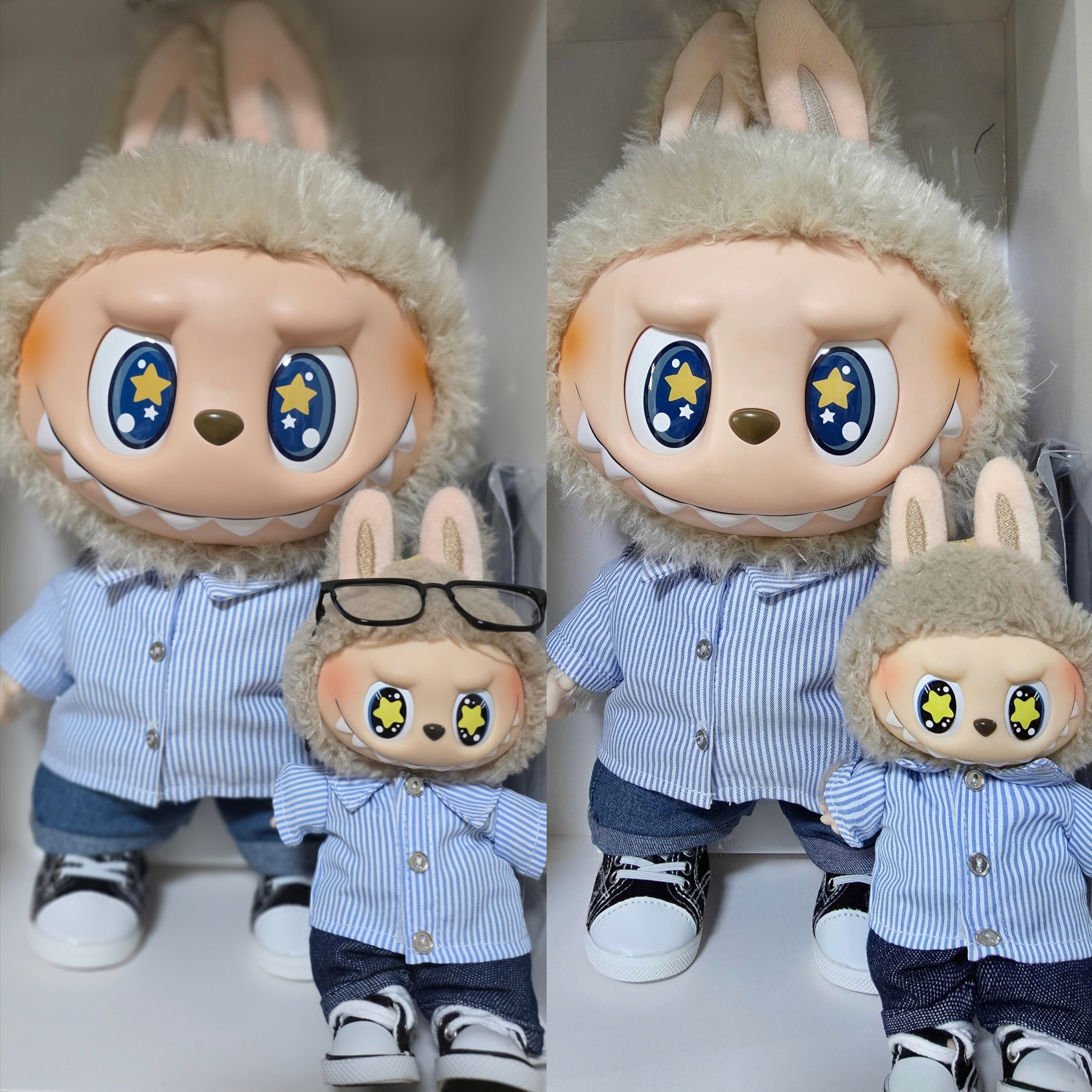 Pop Mart Labubu Flip with Me Doll 착용 스타일