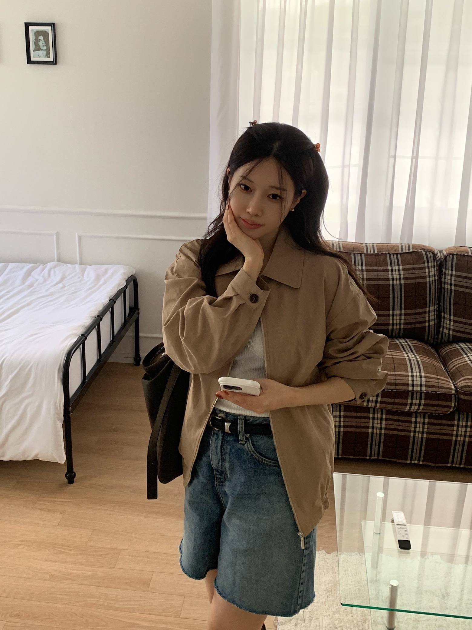 Casetify iPhone MagSafe Ripple Case White 착용 스타일