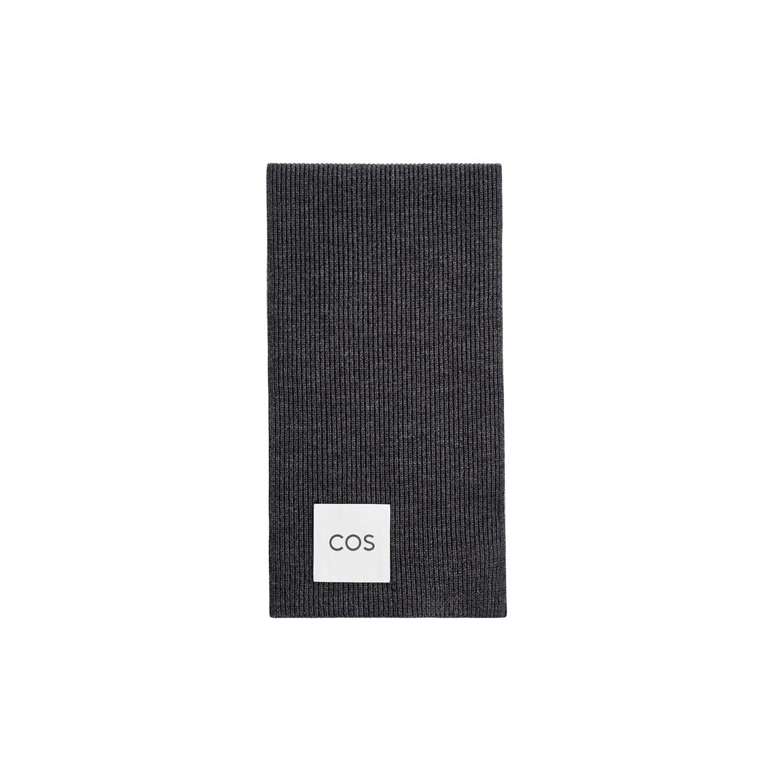 코스 리브드 울 머플러 차콜(COS Ribbed Wool Muffler Charcoal) - 1